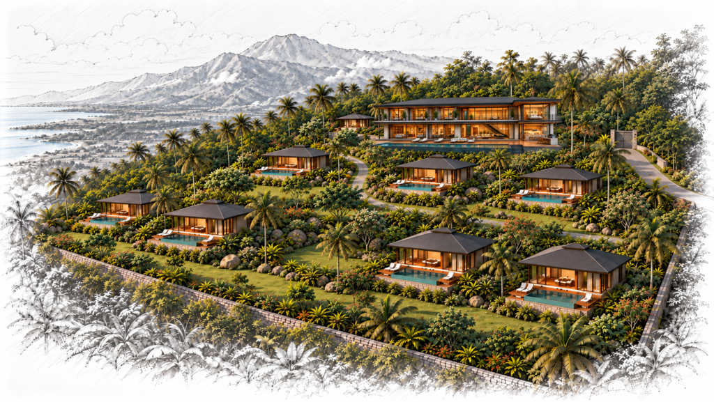 Tropical Hillside Hacienda Resort